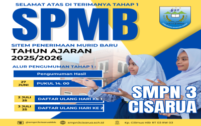 Pengumuman SPMB Tahun 2025 Tahap 1